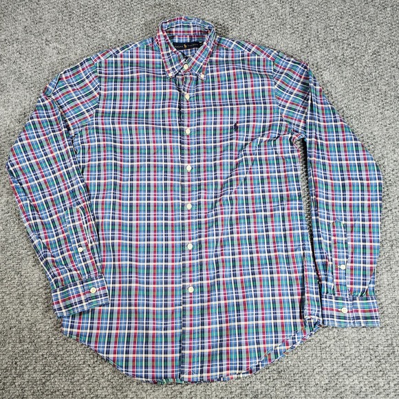 Ralph Lauren Plaid‎ Button Down Shirt Long Sleeve Classic Fit S/P - Picture 2 of 8